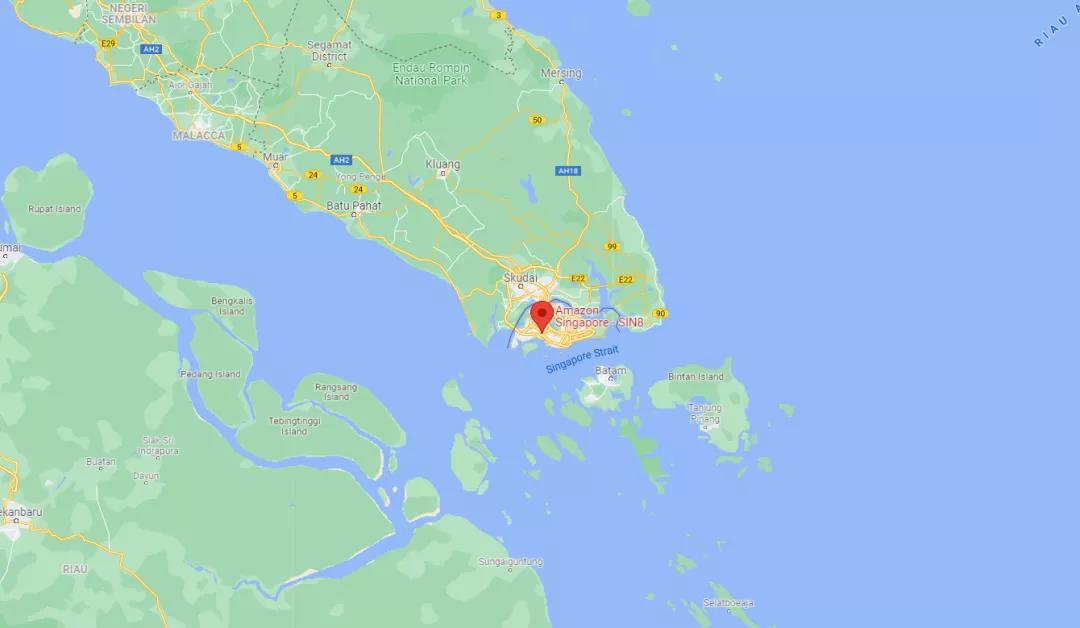 新加坡亞馬遜倉(cāng)庫(kù)分布圖